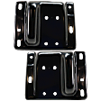 Front, Driver and Passenger Side Bumper Brackets, Without Tow Hook