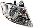 Driver and Passenger Side Headlights, with Bulbs, Halogen, CAPA Certified
