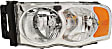 2004 Dodge Ram 3500 - Driver and Passenger Side Halogen Headlight, With bulb(s), OE Replacement