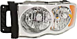 2004 Dodge Ram 3500 - Driver and Passenger Side Halogen Headlight, With bulb(s), OE Replacement