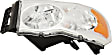 2004 Dodge Ram 3500 - Driver and Passenger Side Halogen Headlight, With bulb(s), OE Replacement