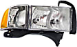 1999 Dodge Ram 3500 - Driver and Passenger Side Halogen Headlight, Without bulb(s), For Models With Sport Package, OE Replacement