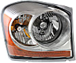 Driver and Passenger Side Halogen Headlight, With bulb(s), OE Replacement