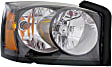 2006 Dodge Dakota - Driver and Passenger Side Halogen Headlight, With bulb(s), OE Replacement