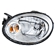 Driver and Passenger Side Halogen Headlight, With bulb(s), OE Replacement