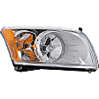 2011 Dodge Caliber - Driver and Passenger Side Halogen Headlight, With bulb(s), OE Replacement