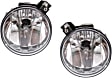 Front, Driver and Passenger Side Fog Lights, With Bulb(s), Halogen