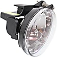Front, Driver and Passenger Side Fog Lights, With Bulb(s), Halogen