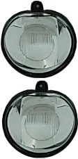 Front, Driver and Passenger Side Fog Lights, With Bulb(s), Halogen