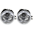 Front, Driver and Passenger Side Fog Lights, With Bulb(s), Halogen