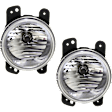 Front, Driver and Passenger Side Halogen Fog Light, With bulb(s)