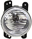 Front, Driver and Passenger Side Halogen Fog Light, With bulb(s)