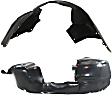 Front, Driver and Passenger Side, Fender Liner