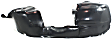 Front, Driver and Passenger Side, Fender Liner