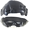 2005-2010 Dodge Dakota - Front, Driver and Passenger Side Fender Liners, With heat insulation in passenger side