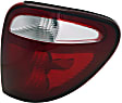 Driver and Passenger Side Halogen Tail Light, Without bulb(s), OE Replacement