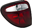 Driver and Passenger Side Halogen Tail Light, Without bulb(s), OE Replacement