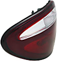 Driver and Passenger Side Halogen Tail Light, Without bulb(s), OE Replacement