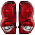 Driver and Passenger Side Halogen Tail Light, Without bulb(s), OE Replacement
