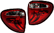 Driver and Passenger Side Halogen Tail Light, With bulb(s), OE Replacement