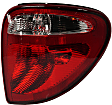 Driver and Passenger Side Halogen Tail Light, With bulb(s), OE Replacement