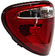 Driver and Passenger Side Halogen Tail Light, With bulb(s), OE Replacement