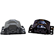 SET-DEAA2621 Front, Driver and Passenger Side Motor Mount, Set of 2