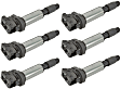 SET-DELGN10328 Ignition Coils, Set of 6, 6 Cylinder