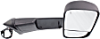 2018 Ram 2500 - Driver and Passenger Side Towing Mirror, For Models With  Package, Power Adjust, Heated, Textured Black, Power Folding, In-housing Signal Light, With Blind Spot Glass, No Memory, With Puddle Light, No Auto-Dimming
