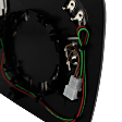 2011-2021 Jeep Grand Cherokee - Driver and Passenger Side Mirror Glass, Heated, With Blind Spot Detection in Glass, Includes (2) Mirror Glasses