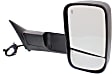 Driver and Passenger Side Towing Mirrors, Power Adjust, Heated, Power Folding, Textured Black, In-housing Signal Light, With Memory, With Puddle Light, With Blind Spot Glass, With Temperature Sensor