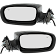 Driver and Passenger Side Mirrors, Power, Manual Folding, Heated, Paintable, No Signal Light, No Memory, No Puddle Light, No Auto-Dimming, No Blind Spot Feature