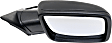 Driver and Passenger Side Mirror, Power Adjust, Heated, Power Folding, Textured Black, In-housing Signal Light, No Memory, With Puddle Light, No Auto-Dimming, No Blind Spot Feature