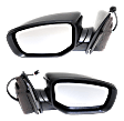 2016 Dodge Dart - Driver and Passenger Side Mirror, Power Adjust, Non-Heated, Paintable, Manual Folding, No Signal Light, No Blind Spot Feature, No Memory, No Puddle Light, No Auto-Dimming