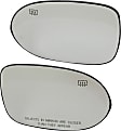 Driver and Passenger Side Mirror Glass, Heated, No Blind Spot Feature
