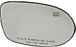 Driver and Passenger Side Mirror Glass, Heated, No Blind Spot Feature