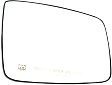 Driver and Passenger Side Mirror Glasses, Heated, No Blind Spot Feature, No Turn Signal Light, With Backing Plate, No Auto-dimming, For Models Without Towing Package