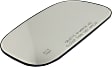 Driver and Passenger Side Mirror Glass, Heated, Non-Towing, With backing plate; For manual folding mirror, Includes (2) Mirror Glasses
