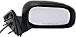 Driver and Passenger Side Mirror, Power Adjust, Non-Heated, Manual Folding, Textured Black, No Signal Light, No Memory, No Puddle Light, No Auto-Dimming, No Blind Spot Feature