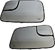 2003 Dodge Ram 1500 - Mirror Glass Driver and Passenger Side, For Models With Towing Package, Heated, With Blind Spot Glass, No Signal Light