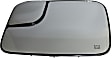 2003 Dodge Ram 1500 - Mirror Glass Driver and Passenger Side, For Models With Towing Package, Heated, With Blind Spot Glass, No Signal Light