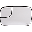 Driver and Passenger Side Mirror Glass, Heated, Towing, With Blind Spot Glass, Flat, For Models With Power Trailer Towing Mirror, Fold-Away, Includes (2) Mirror Glasses