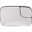 Driver and Passenger Side Mirror Glass, Heated, Towing, With Blind Spot Glass, Flat, For Models With Power Trailer Towing Mirror, Fold-Away, Includes (2) Mirror Glasses
