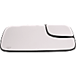 Driver and Passenger Side Mirror Glass, Heated, Towing, With Blind Spot Glass, Flat, For Models With Power Trailer Towing Mirror, Fold-Away, Includes (2) Mirror Glasses