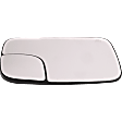 Driver and Passenger Side Mirror Glass, Heated, Towing, With Blind Spot Glass, Flat, For Models With Power Trailer Towing Mirror, Fold-Away, Includes (2) Mirror Glasses