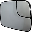 Driver and Passenger Side Mirror Glass, Non-Heated, Towing, With Blind Spot Glass, Flat, For Models With Manual Trailer Towing 7 X 10 Mirror, Fold-Away, Includes (2) Mirror Glasses