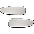 2023 Ram ProMaster 1500 - Mirror Glass Driver and Passenger Side, Lower, For Models With Power Folding Mirror, With Non-Towing Mirror, Heated, With Blind Spot Detection in Glass, No Signal Light