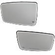 2017 Ram 1500 - Mirror Glass Driver and Passenger Side, For Models Without Towing Package, Heated, No Blind Spot Feature, No Signal Light, No Auto-Dimming