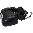 2023 Ram ProMaster 2500 - Driver and Passenger Side Mirror, Power Adjust, Heated, Textured Black, Power Folding, In-housing Signal Light, No Blind Spot Feature, No Memory, No Puddle Light, No Auto-Dimming