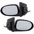 Driver and Passenger Side Mirrors, Power Adjust, Non-Folding, Heated, Textured Black, No Signal Light, No Memory, No Puddle Light, No Auto-Dimming, No Blind Spot Feature